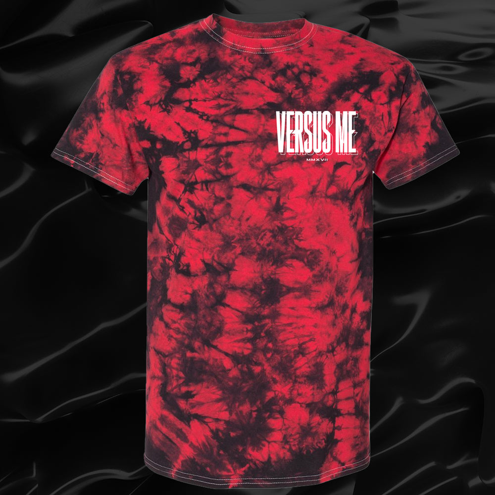 Red Circle Tie Dye